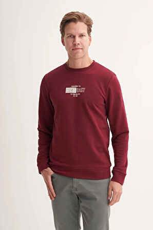 Cazador Slim Fit Mevsimlik 3 İplik Pamuk Karışımlı Sweatshirt-54160