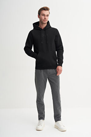 Cazador 53605 Erkek Kapşonlu Yaka Sweatshirt