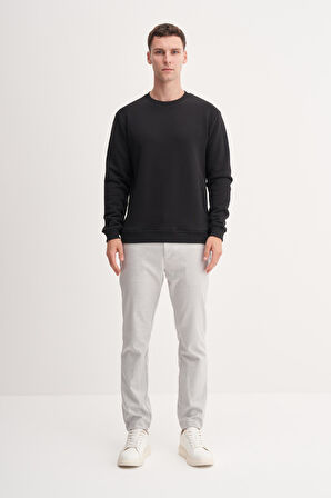 Cazador 54250 Erkek Bisiklet Yaka Sweatshirt