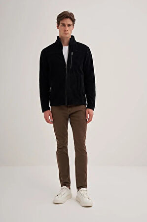 CAZ 56330 DİK YK. POLAR SWEAT HIRKA SİYAH