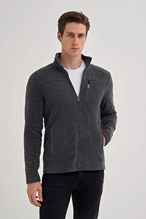 CAZ 56330 DİK YK. POLAR SWEAT HIRKA ANTRASİT