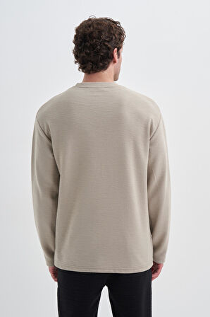 Cazador 50690 Erkek Bisiklet Yaka Sweatshirt