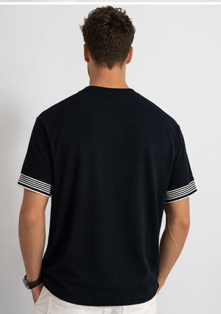 Cazador Erkek T-shirt Dokuma Kısa Kol 44710 Laciver