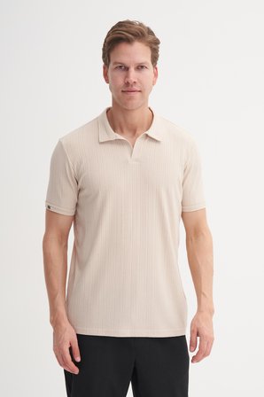 Cazador  Polo  T-shirt Erkek Regular Fit  Viskon 42040 Bej 