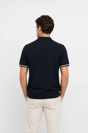 Cazador Erkek Triko Lacivert Polo Yaka Tshirt 34260