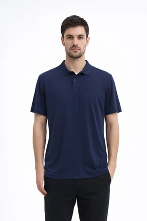Cazador Erkek Polo Yaka Modal T-shirt 44110 Lacivert