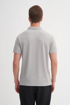 Polo Yaka Erkek Gri Tişört CAZ 40480
