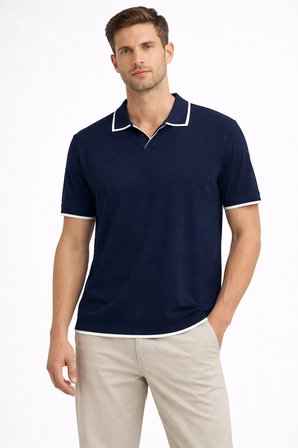 Cazador Erkek Polo Yaka Triko Tshirt 34125 Lacivert