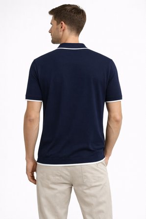 Cazador Erkek Polo Yaka Triko Tshirt 34125 Lacivert