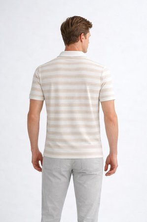 Cazador 44005 Erkek Kum Polo Yaka Tshirt