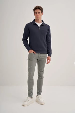 Caz 56180 3 Ipl. Dik Yk. Sweat Erkek Soft Blue 26kc56180