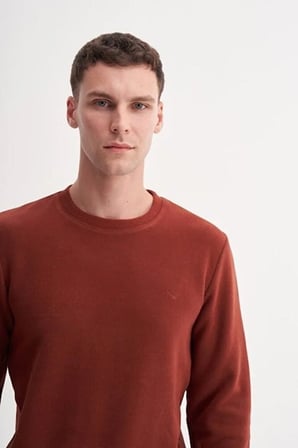 Erkek Caz 56400 Selanik Bıs.Yk. Sweat Kiremit