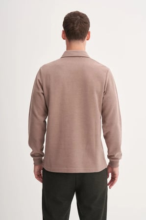 Cazador Caz 56460 Selanik Polo Yk. Sweat Erkek Camel 26kc56460-950
