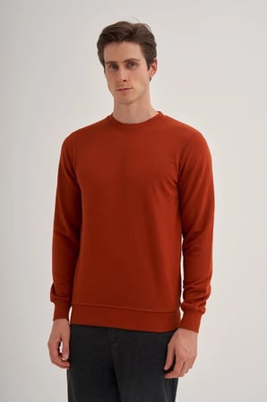 Caz 56100 3 Ipl. Basıc Sweat Erkek Tarçın 26kc56100