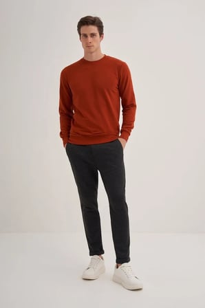 Caz 56100 3 Ipl. Basıc Sweat Erkek Tarçın 26kc56100