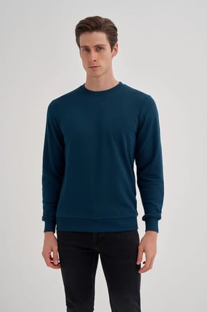Caz 56100 3 Ipl. Basıc Sweat Erkek Petrol 26kc56100