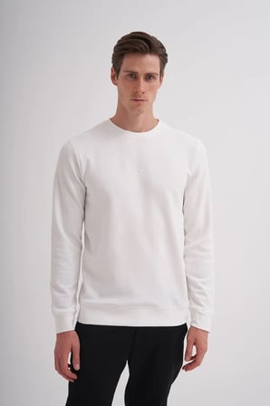Caz 51520 Bıs.yk. Sweat Erkek Ekru 26kc51520