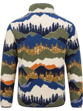 Cazador Erkek İndigo Caz Kürklü Sweat Hırka Sweatshirt 55620