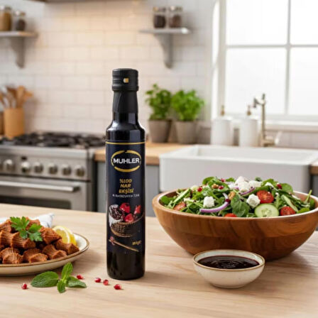 MUHLER %100 Nar Ekşisi 350gr- Cam Şişe (2 Adet X 350gr = 700gr)