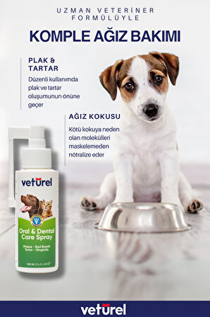 Kedi Köpek Göz Ağız Kulak Bakım Seti Enfeksiyon Gözyaşı Lekesi Plak Koku Giderici Hipokloröz 3x100ml