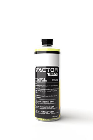 Factor 360 Cockpit Torpido Kremi Muz Kokulu 500 ML