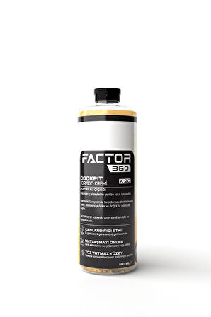 Factor 360 Cockpit Torpido Kremi Portakal Çiçeği Kokulu 500 ML