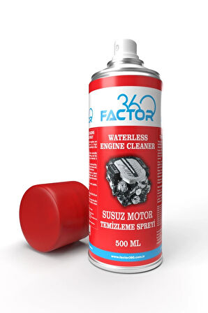 Factor360 Susuz Motor Temizleme Spreyi - Waterless Engine Cleaning Spray Aerosol 500 ML