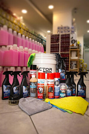 Factor360 - Premium Oto Yıkama Seti Avantajlı Set Paket