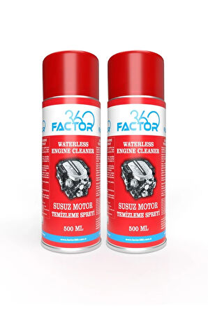 Susuz Motor Temizleme Spreyi - Waterless Engine Cleaning Spray 500ml 2 Adet