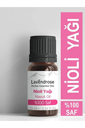 Lavendrose Nioli Uçucu Yağı %100 Saf Ve Doğal 10ml (NIOULI ESSENIAL AROMATHERAPY OIL)