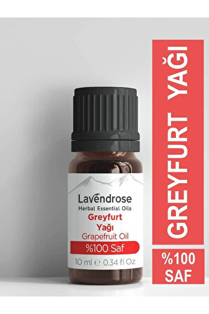 Lavendrose Greyfurt Yağı %100 saf ve Doğal Bitkisel Aromaterapi Greyfurt Uçucu Yağı 10ml