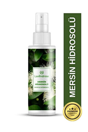 Lavendrose Akne Karşıtı Gözenek Sıkılaştırıcı Mersin Hidrosolü 100ml - %100 Doğal Ve Saf Cilt Bakım Tonik