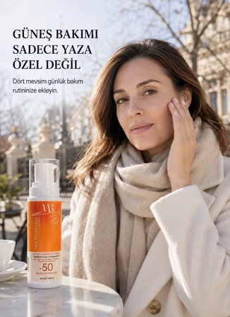 Güneş Koruyucu Krem SPF 50 – 50 ml | Şeffaf Görünüm, Yüz ve Vücut Kullanımı