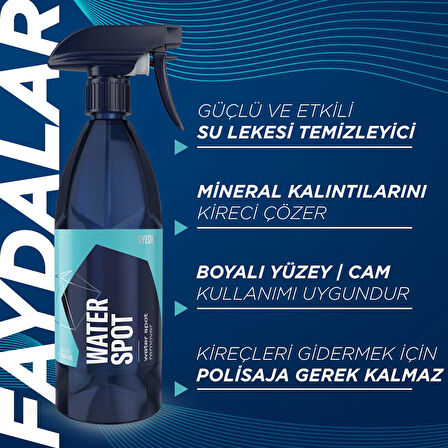 GYEON Q²M WaterSpot Kireç Çözücü Cam Su Lekesi Temizleyici Çıkarıcı - 1000 ml