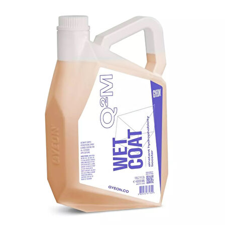 GYEON Q²M WetCoat Nano Boya Koruma Ve Seramik Sprey Hızlı Cila - 4000 ml -Su İtici Parlak Islak Cila