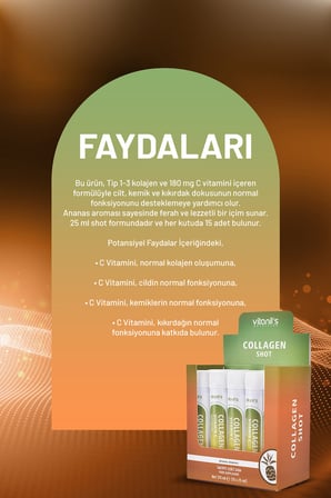 Vitanil's Collagen Ananas Aromalı 15 Şişe