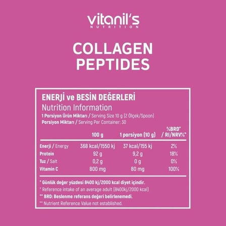 Collagen Peptides - 300 gr