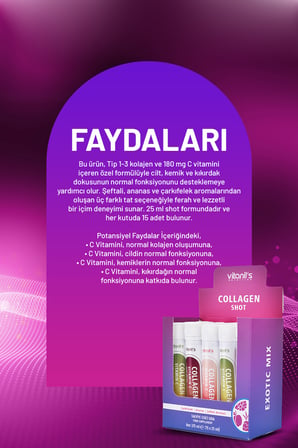 Vitanil's Collagen Exotic Mix 15 Şişe