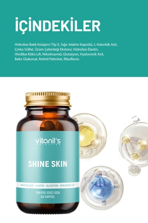 Vitanil's Shine Skin 60 Kapsül