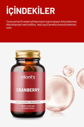 Vitanil's Cranberry 30 Kapsül