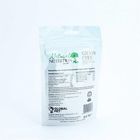 Natural Nutrition Snacks Ördek Eti Kalsiyum Kemik Köpek Ödülü 75 Gr