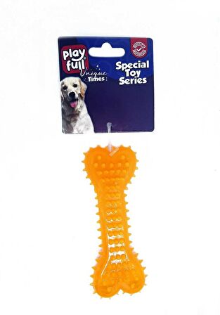 Playfull Kemik Şeklinde Köpek Oyuncağı 10.5x4.5 Cm