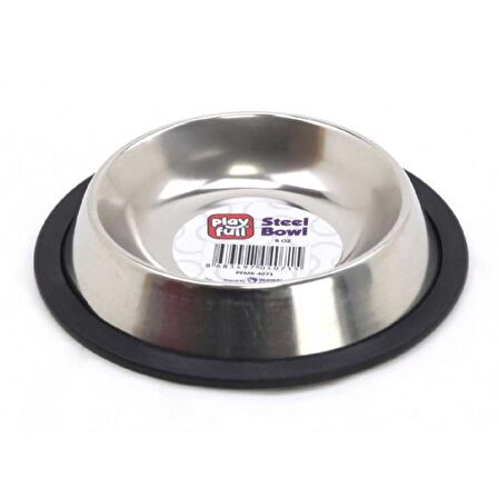 Playfull Çelik Mama ve Su Kabı 8 Oz PFMK-4071