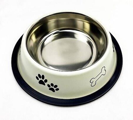 Playfull Desenli Çelik Mama ve Su Kabı 24 Oz