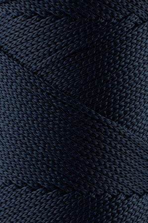 2 Mm - 200 gr Polyester Makrome Ipi Lacivert 230 M Polyester Makrome Ip Supla Ip Ve Çanta Ipliği