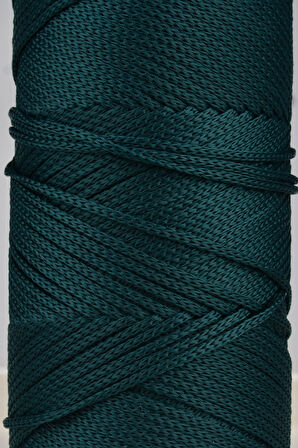 2 Mm - 200 gr Polyester Makrome Ipi Yeşil 230 M Polyester Makrome Ip Supla Ip Ve Çanta Ipliği