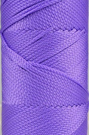 2 Mm - 200 gr Polyester Makrome Ipi Lila 230 M Polyester Makrome Ip Supla Ip Ve Çanta Ipliği