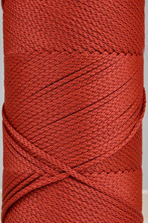 2 Mm - 200 gr Polyester Makrome Ipi Kiremit 230 M Polyester Makrome Ip Supla Ip Ve Çanta Ipliği