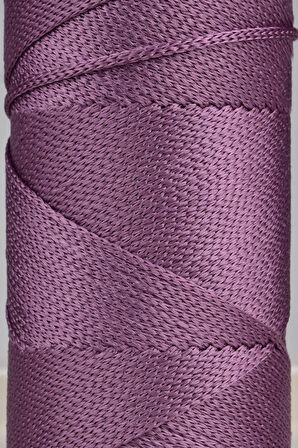 2 Mm - 200 gr Polyester Makrome Ipi Mürdüm 230 M Polyester Makrome Ip Supla Ip Ve Çanta Ipliği