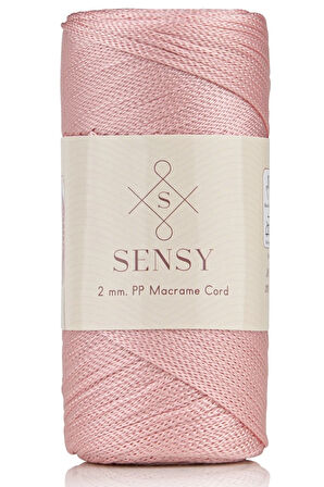 2 Mm - 200 gr Polyester Makrome Ipi Pembe 230 M Polyester Makrome Ip Supla Ip Ve Çanta Ipliği